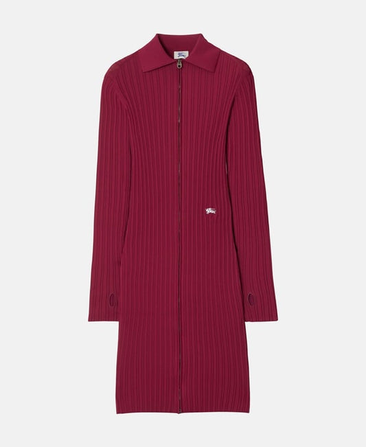 Burberry Knitted dress Bordeaux