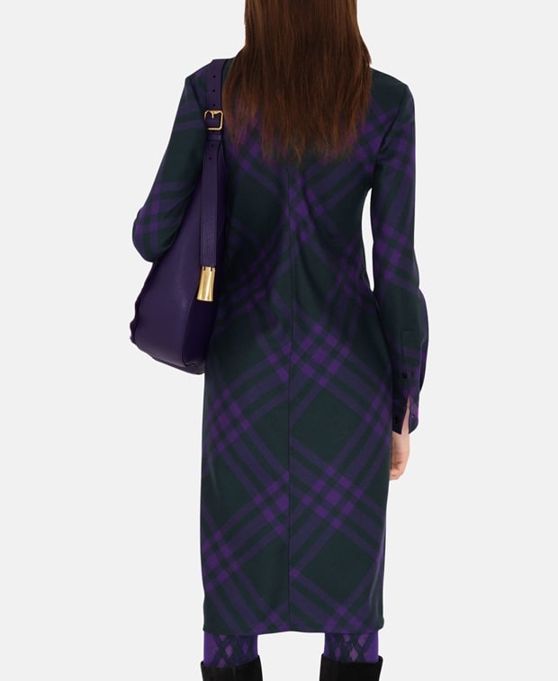 Burberry Wool dress Purple