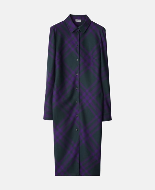 Burberry Wool dress Purple
