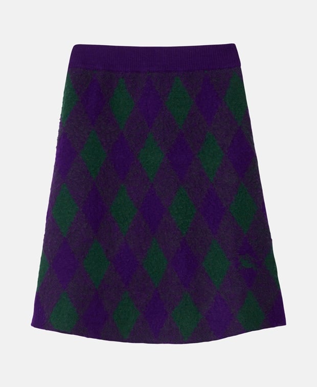 Burberry Wool skirt Dark Green