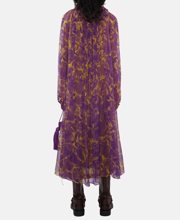 Burberry Silk dress Yellow
