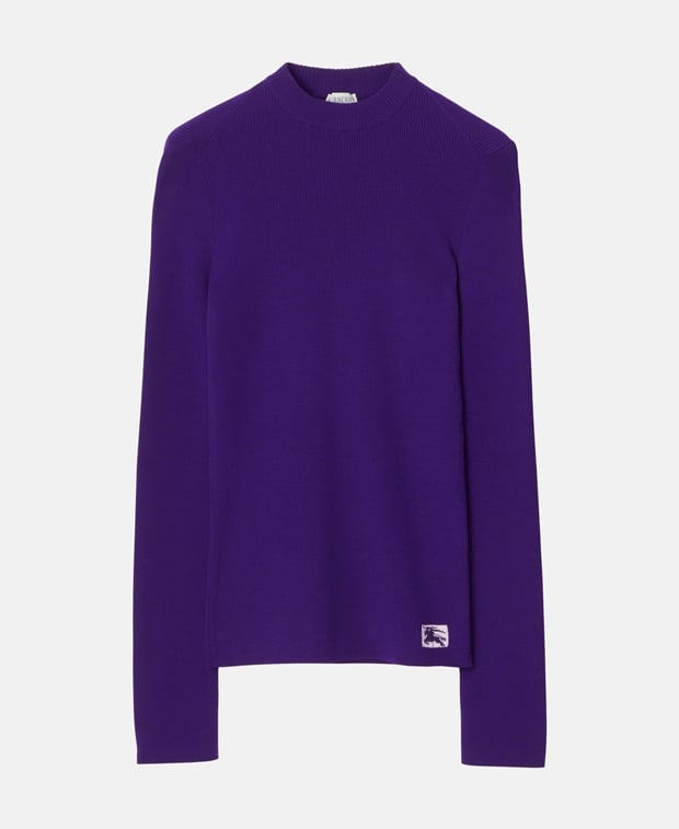 Burberry Long-sleeved jumper Purple