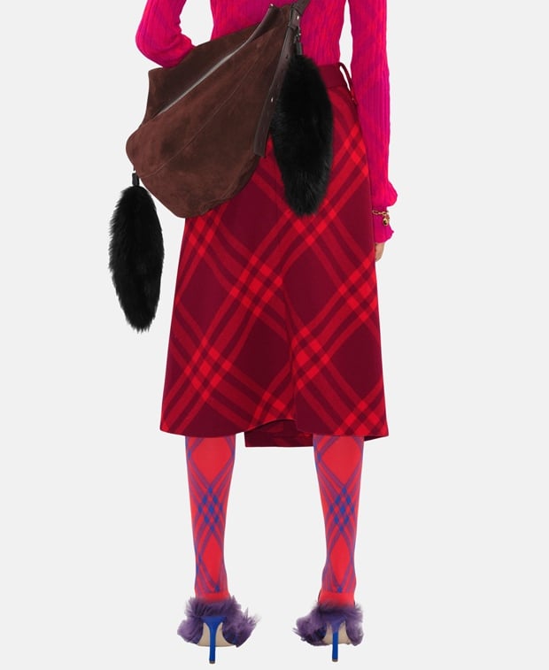 Burberry Wool skirt Bordeaux