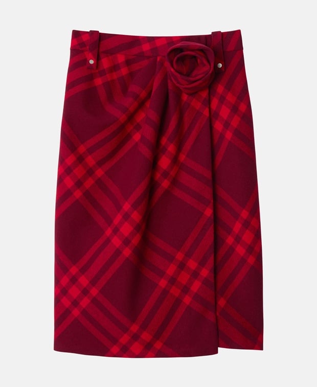 Burberry Wool skirt Bordeaux