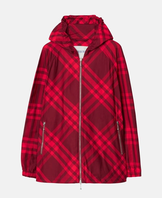 Burberry Hooded jacket Bordeaux