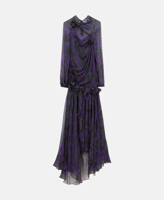 Burberry Silk dress Aubergine