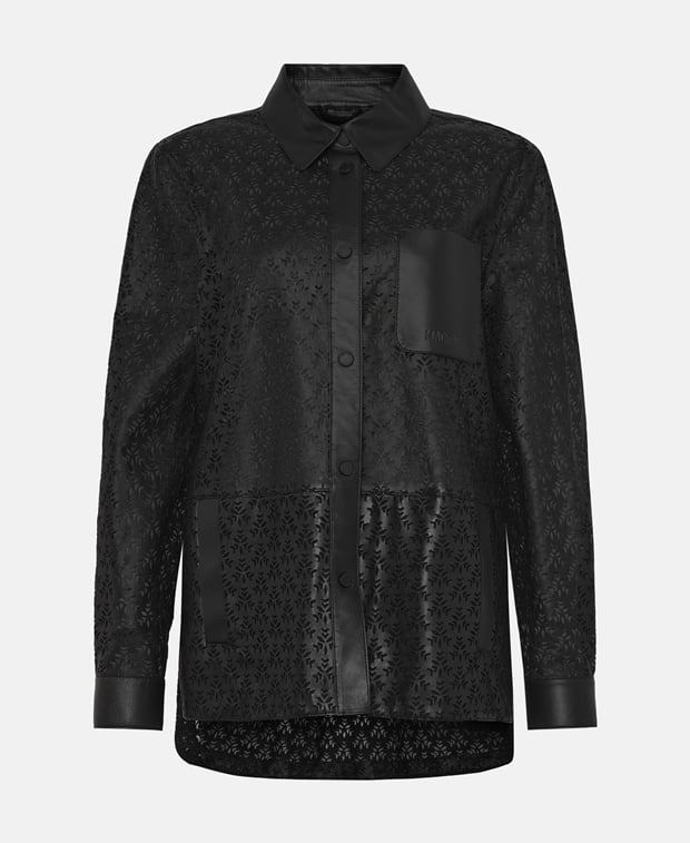 Mackage Leather shacket Black