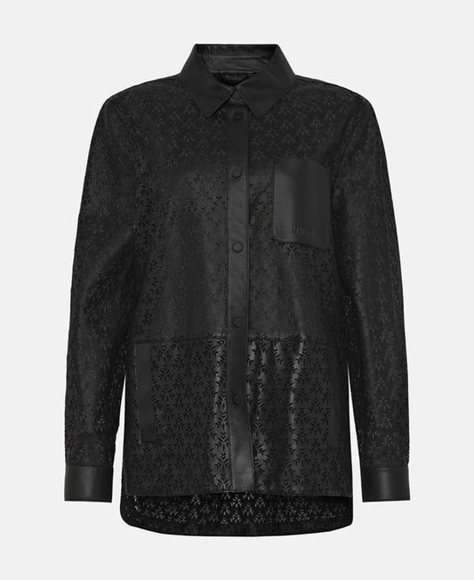 Mackage Leather shacket Black