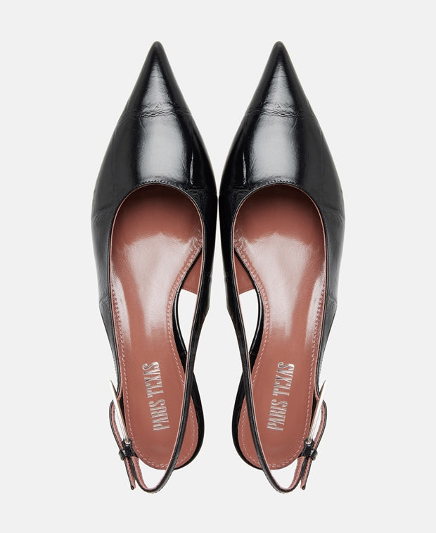 Paris Texas Jessica Slingback pumps Black