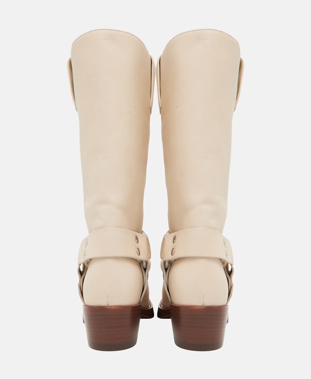 Paris Texas Roxy Calf boots Putty