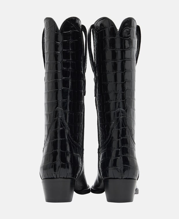 Paris Texas Carbone Cowboy boots Black