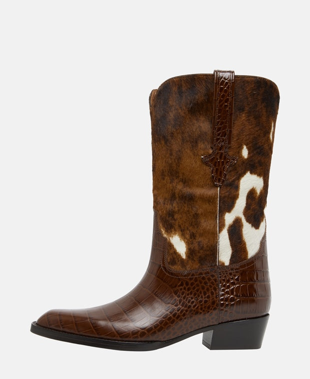 Paris Texas Hilda Cowboy boots Coffee