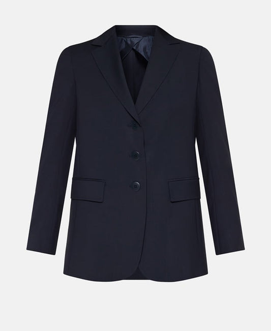 Max Mara Studio Blazer with flap pockets Blue