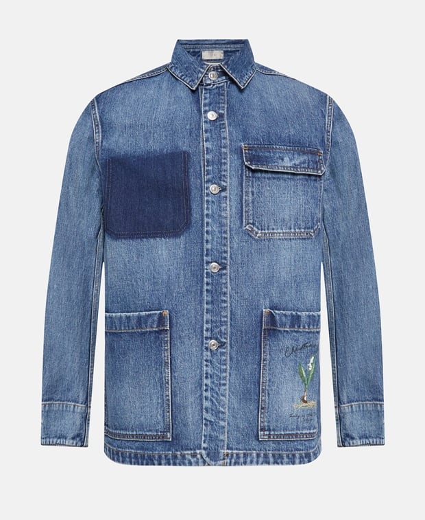 Denim shacket