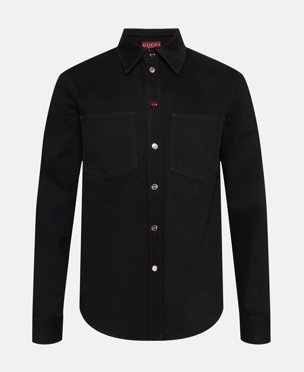 Gucci Denim shacket Black