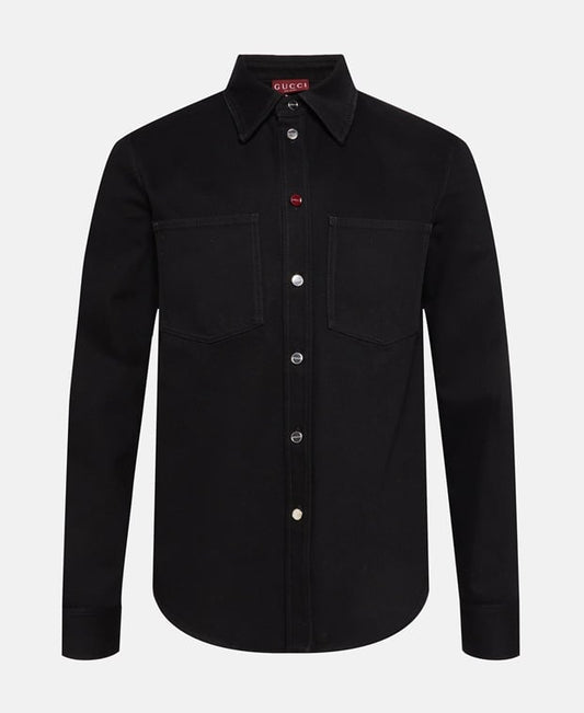 Gucci Denim shacket Black