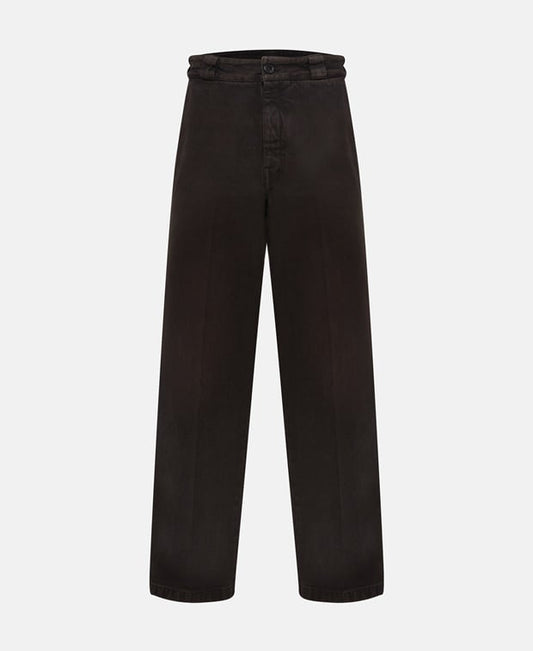 Prada Over dyed Relaxed Fit Jeans Black