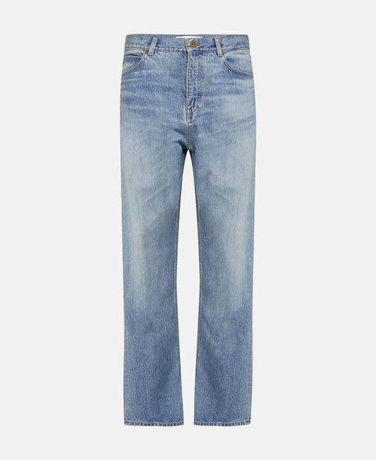 Straight leg jeans