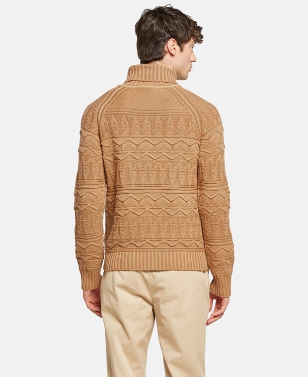 Iris von Arnim Cashmere rollneck jumper Camel