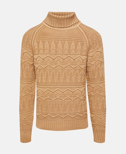Iris von Arnim Cashmere rollneck jumper Camel