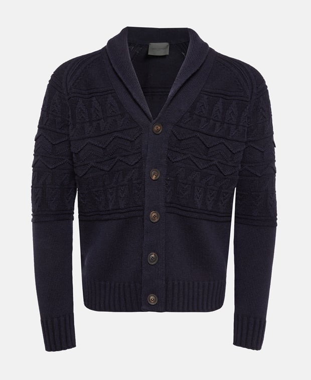 Iris von Arnim Cashmere cardigan Midnight Blue