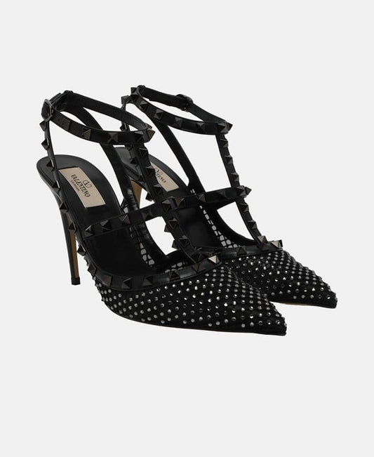 Valentino Garavani Rockstud Slingback pumps Black