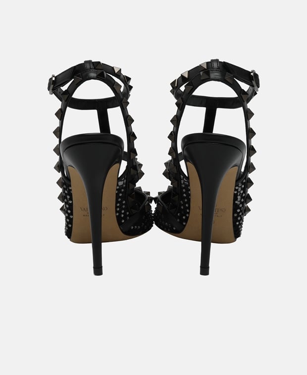 Valentino Garavani Rockstud Slingback pumps Black