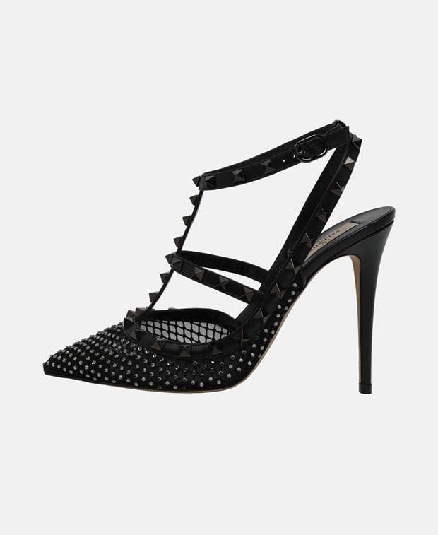 Valentino Garavani Rockstud Slingback pumps Black