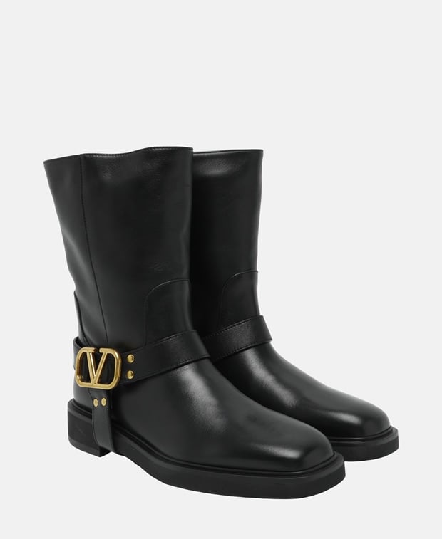 Valentino Garavani Calf boots Black