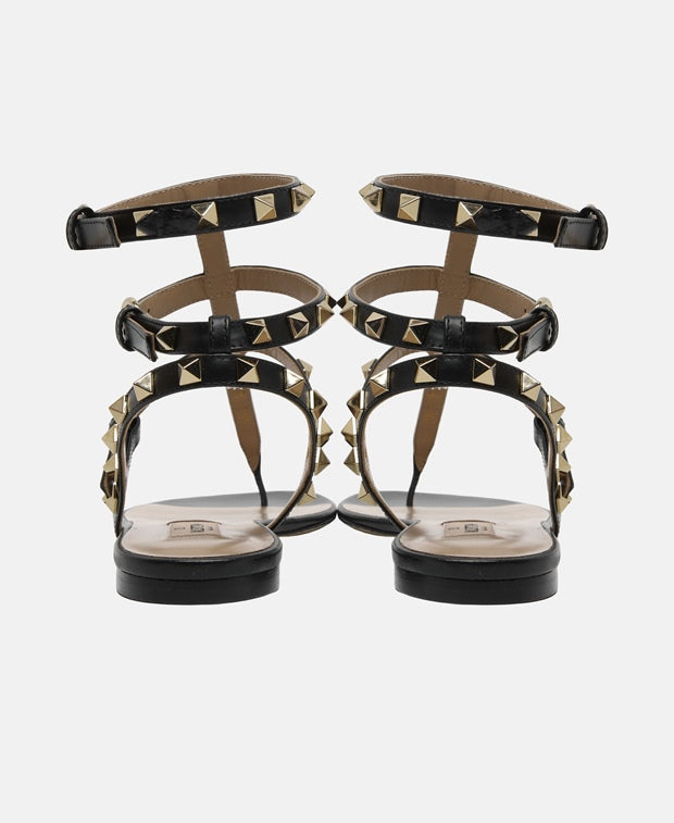 Valentino Garavani Rockstud Ankle strap sandals Black