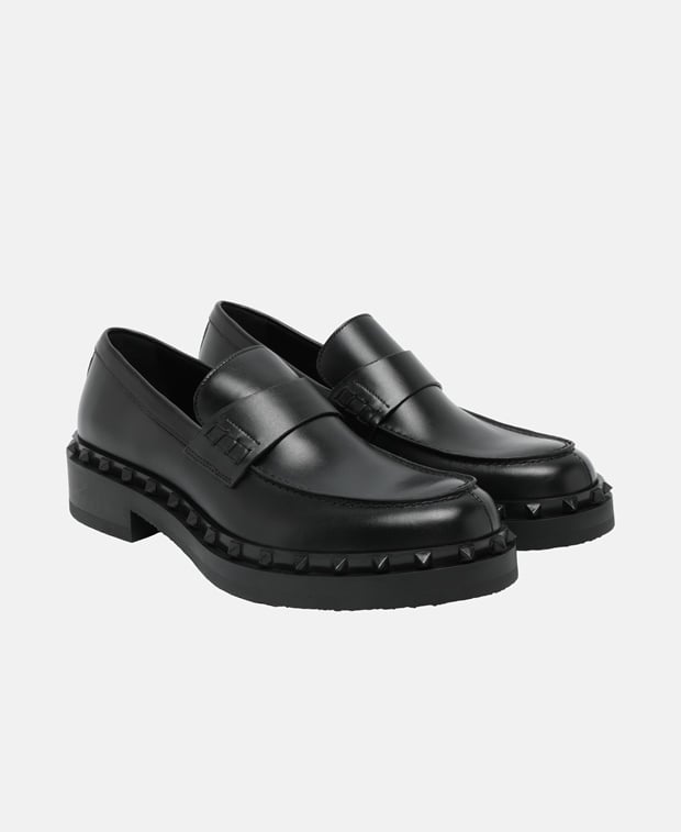 Valentino Garavani Rockstud Loafers Black