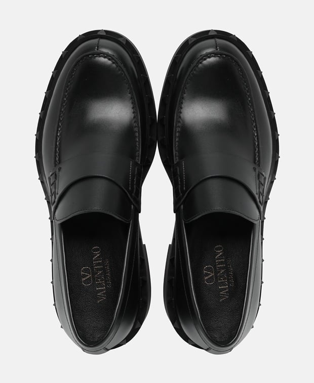 Valentino Garavani Rockstud Loafers Black