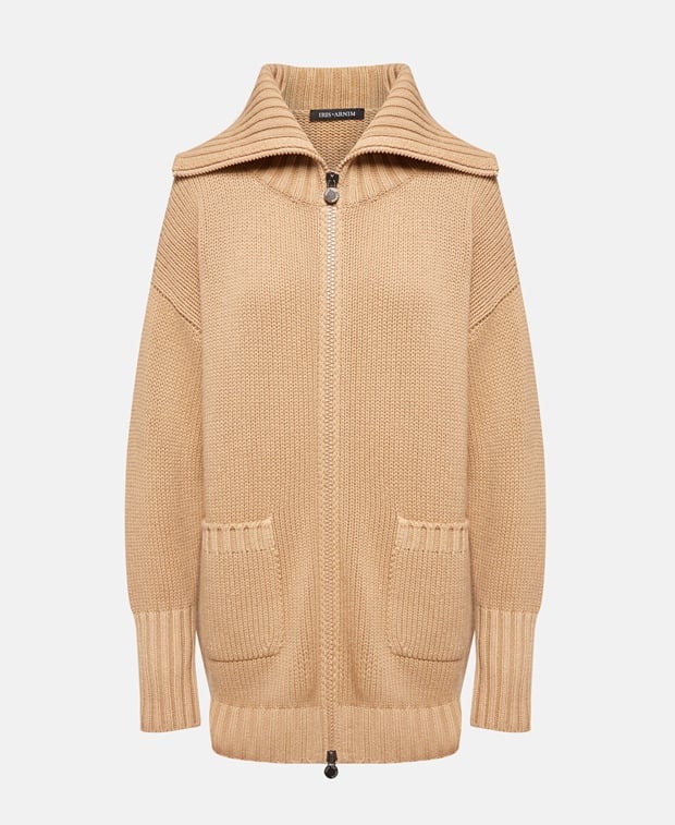 Iris von Arnim Cashmere cardigan Camel