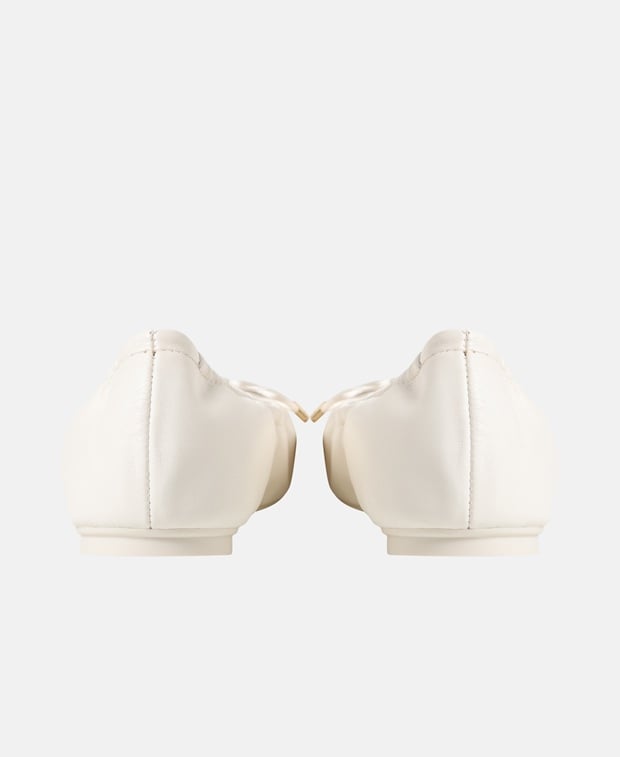 Stuart Weitzman Bardot Ballet flats Ecru