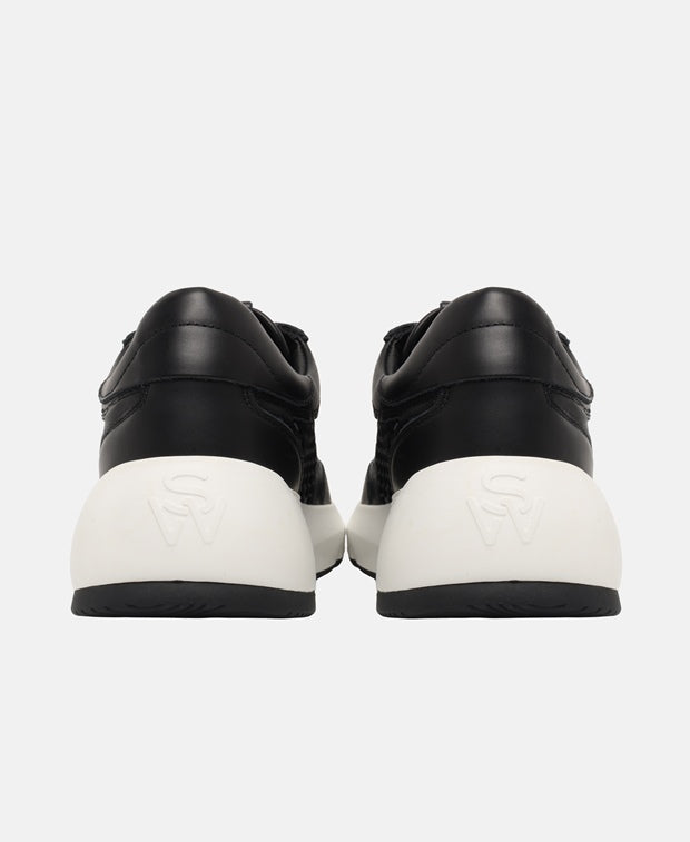 Stuart Weitzman SW Glide Mesh Sneakers Black