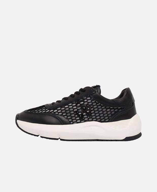 Stuart Weitzman SW Glide Mesh Sneakers Black