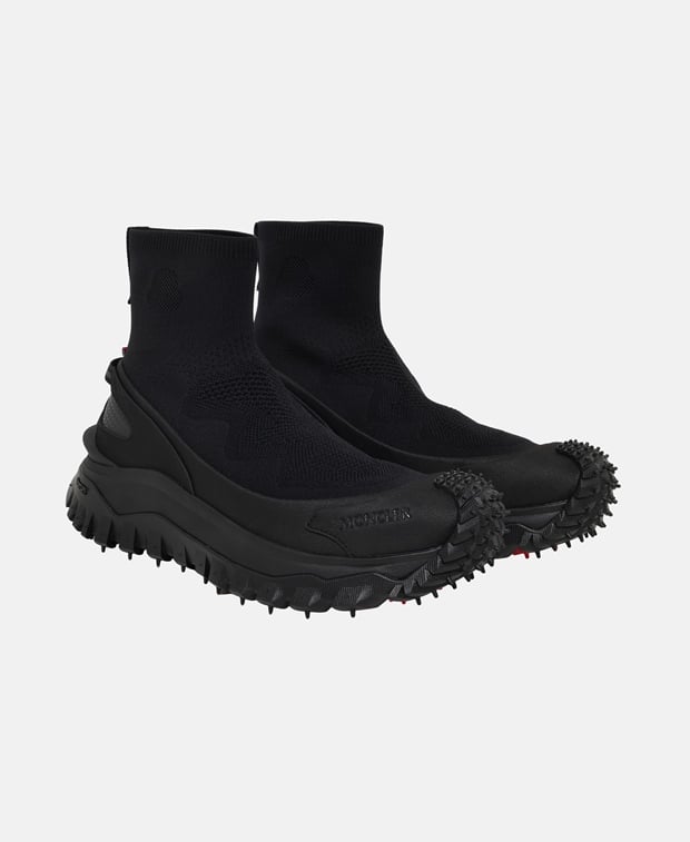 Moncler Trailgrip Knit Slip-on sneakers Black