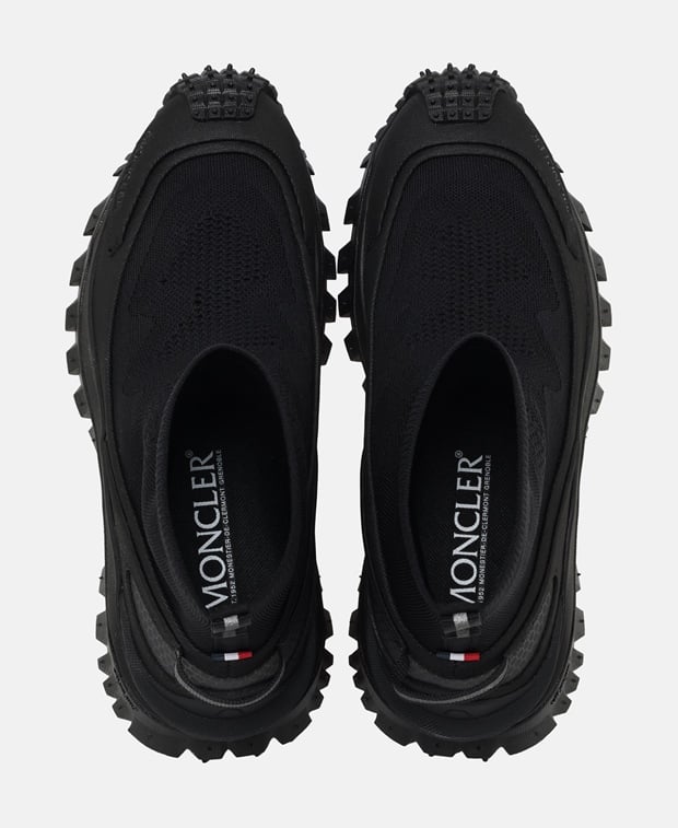 Moncler Trailgrip Knit Slip-on sneakers Black