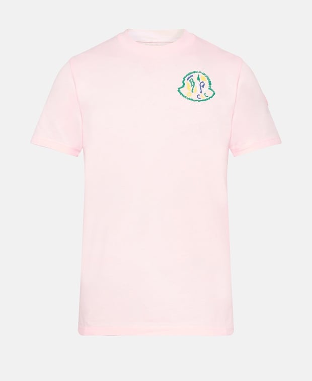 Moncler T-shirt Rose
