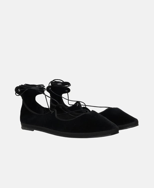 Gia Borghini Ballerina with calf lacing