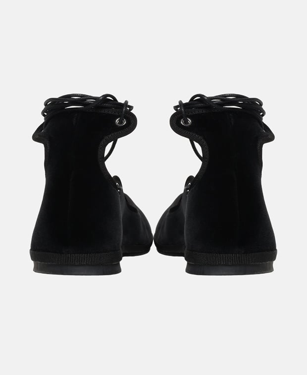Gia Borghini Ballerina with calf lacing