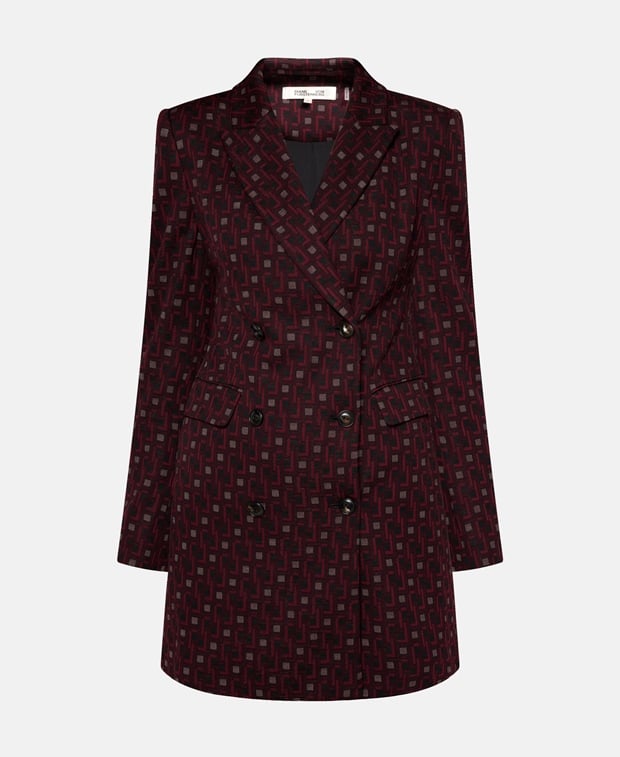 Diane von Furstenberg Blazer Blackberry