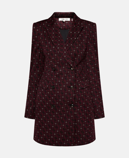 Diane von Furstenberg Blazer Blackberry