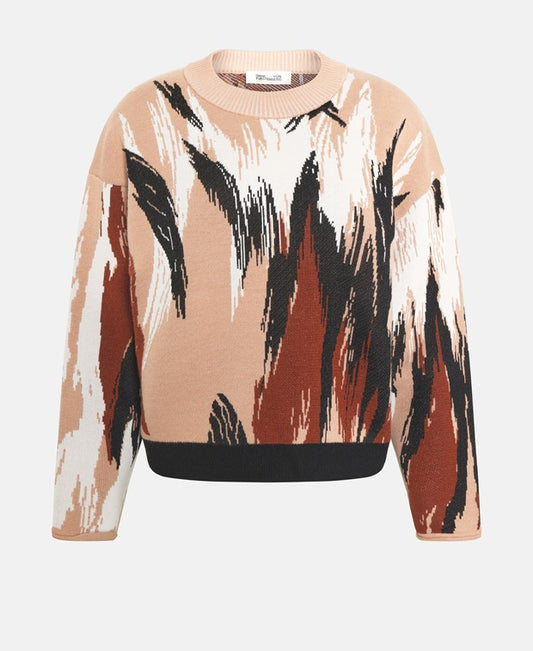 Diane von Furstenberg Long-sleeved jumper Camel