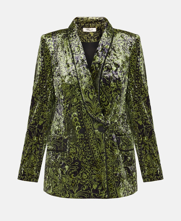 Diane von Furstenberg Blazer Lime