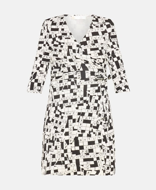 Diane von Furstenberg Silk wrap dress Black
