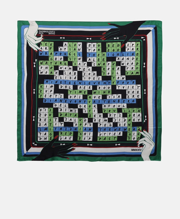 Diane von Furstenberg Satin Square Scarf