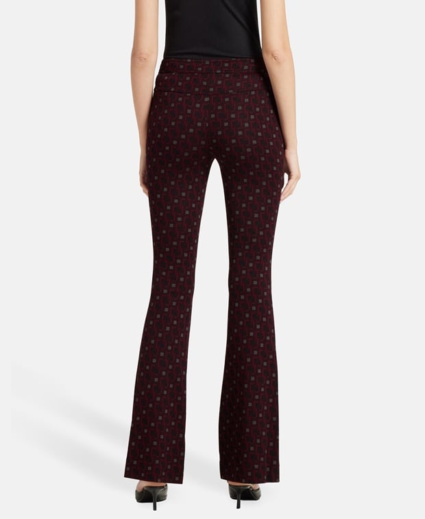 Diane von Furstenberg Flared trousers Blackberry