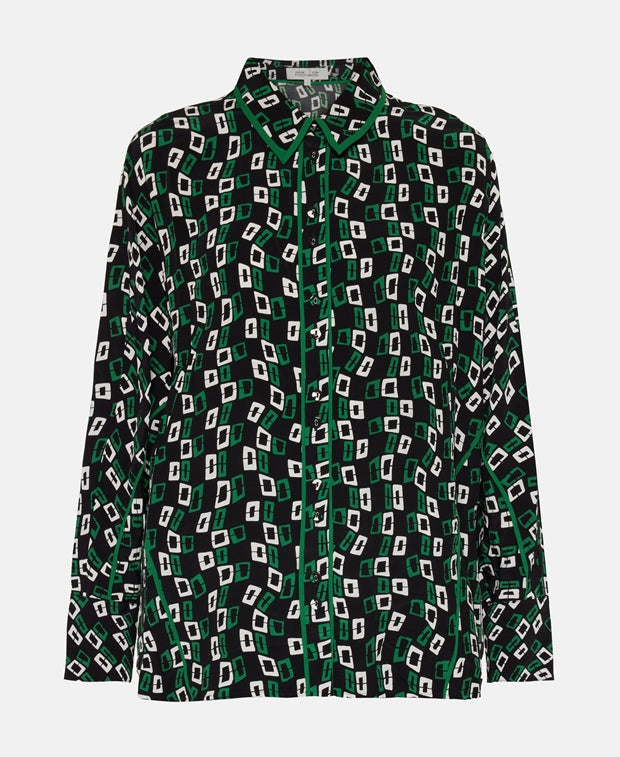 Diane von Furstenberg Long-sleeved blouse Black