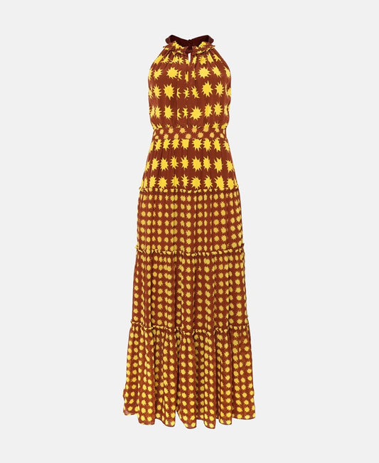 Diane von Furstenberg Halterneck dress Yellow